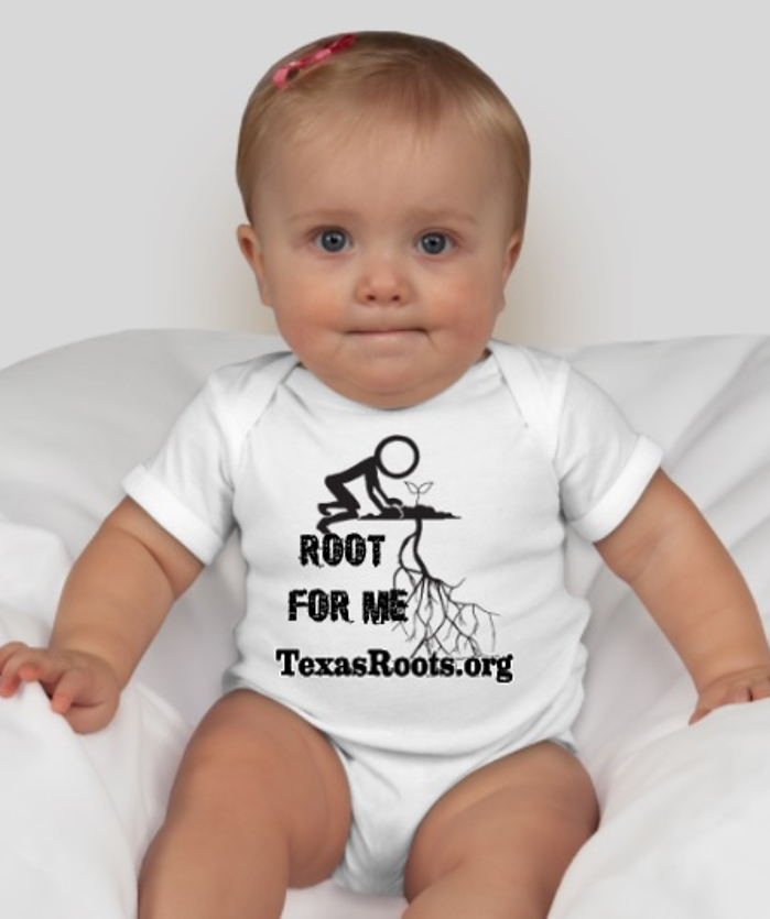 Texas Roots Onesie